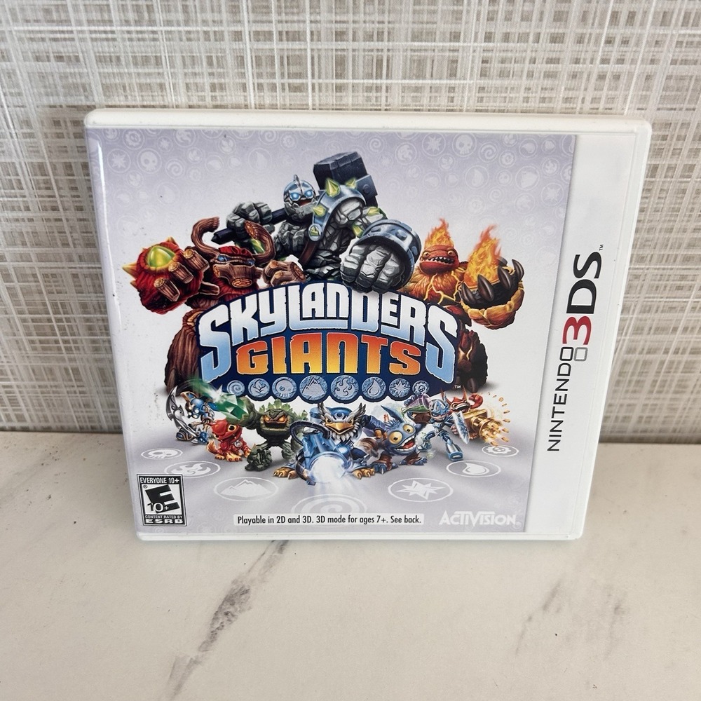 Skylanders Giants Nintendo 3DS Game & Booklet 2012 Not Tested Age 7+ Everyone UU